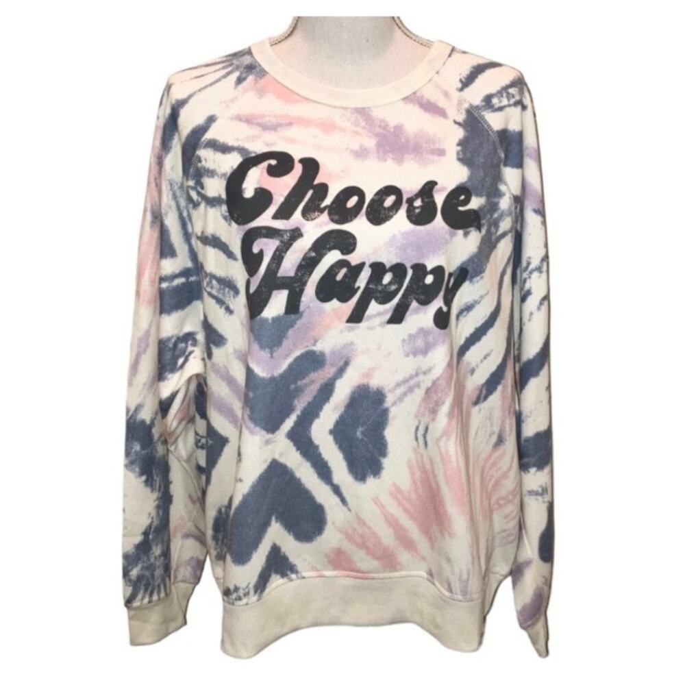 New Grayson Thread Choose Happy Crew Neck Sweatshirt XXL